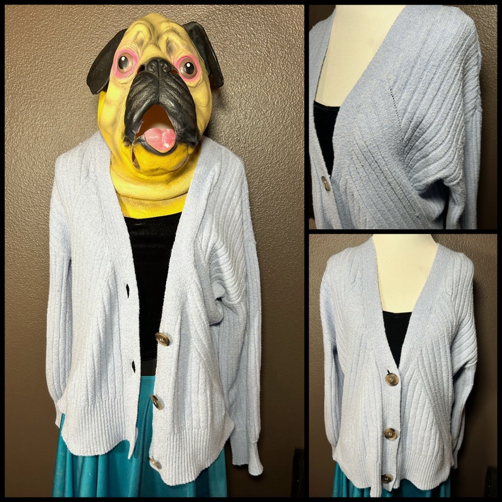 Comfy, MARGEAUX & ELLIE, baby blue cardigan!!